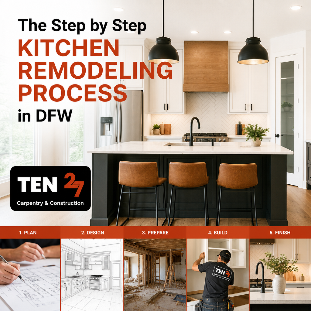 The Step by Step Kitchen Remodeling Process in DFW